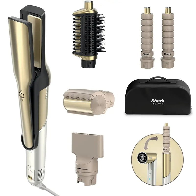 Набір для укладки волосся Shark Glam Sleek Straight Waves & Curls Multi-styler HD6051SEU