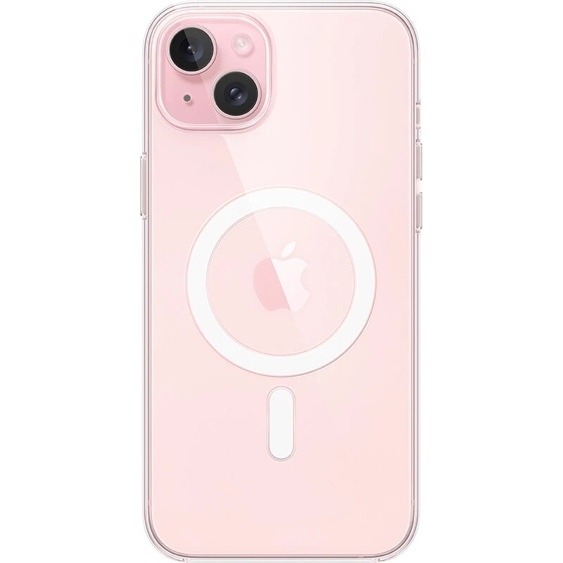 Чехол-накладка Apple Clear Case with MagSafe для Apple iPhone 15 Plus Clear (MT213ZM/A)