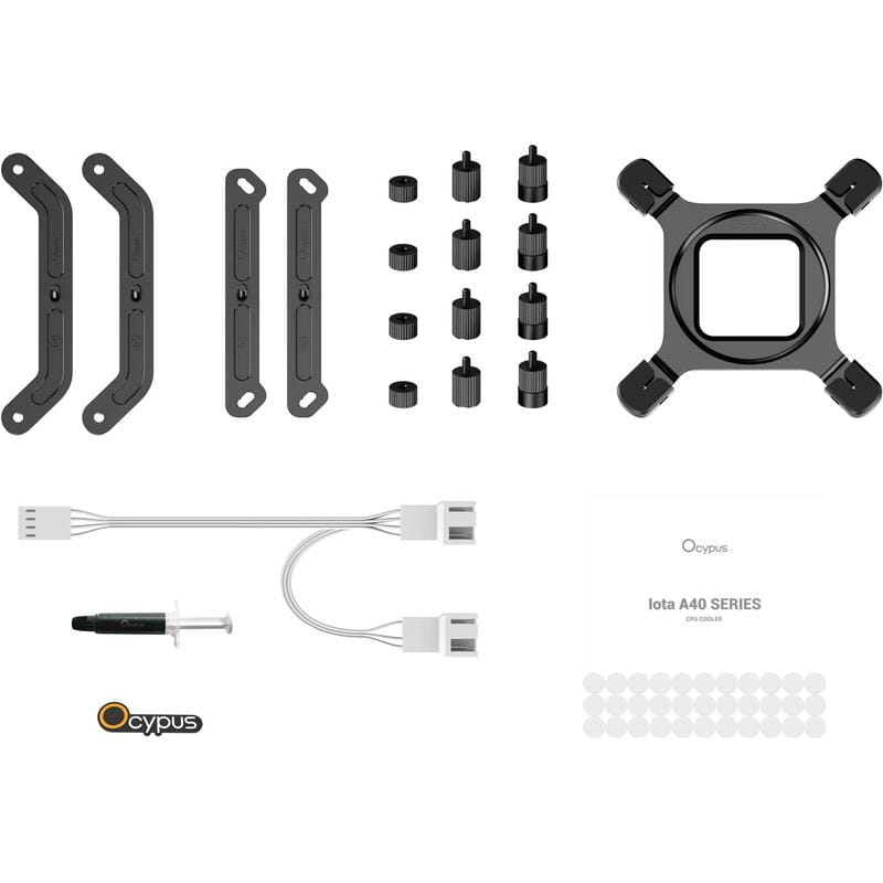 Кулер процессорный Ocypus Iota A40 WH Dual Fan (IOTA-A40-WH2NNWD00X-GL)