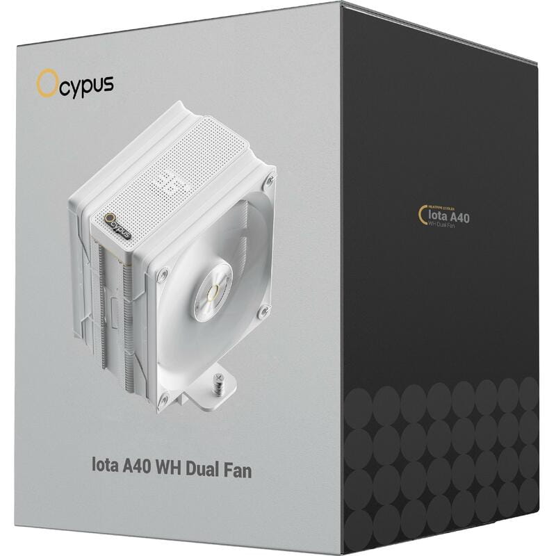 Кулер процессорный Ocypus Iota A40 WH Dual Fan (IOTA-A40-WH2NNWD00X-GL)