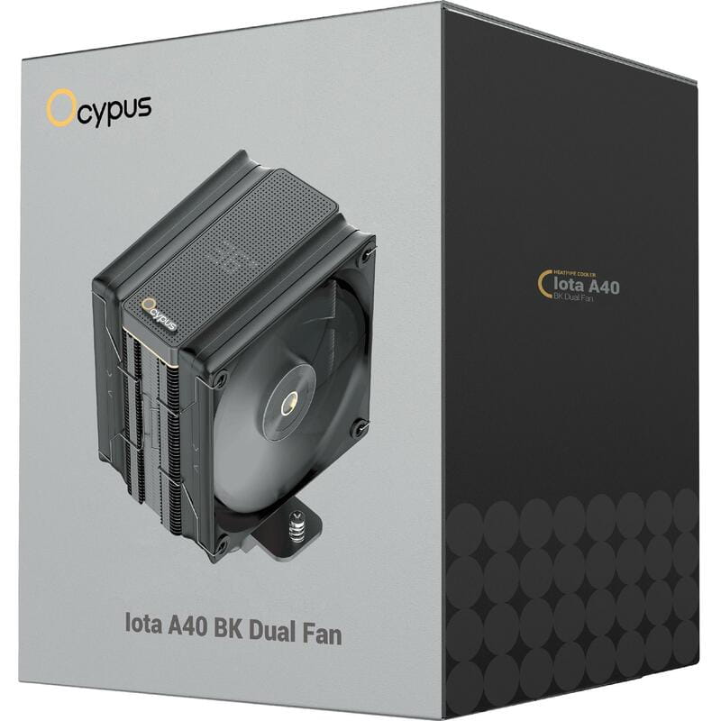 Кулер процессорный Ocypus Iota A40 BK Dual Fan (IOTA-A40-BK2NNWD00X-GL)