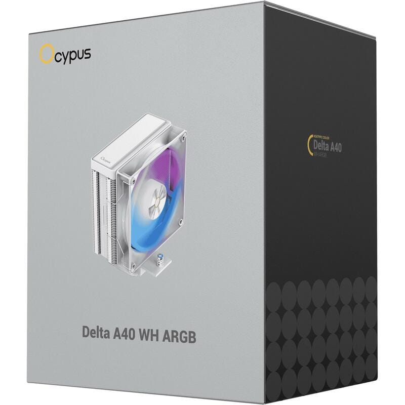 Кулер процессорный Ocypus Delta A40 WH ARGB (DELTA-A40-WH1NAWN00X-GL)
