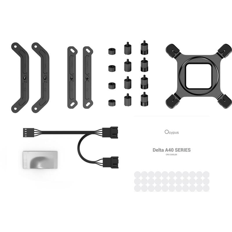 Кулер процесорний Ocypus Delta A40 Elite BK Dual Fan (DELTA-A40-BK2NNWN00X-GL)