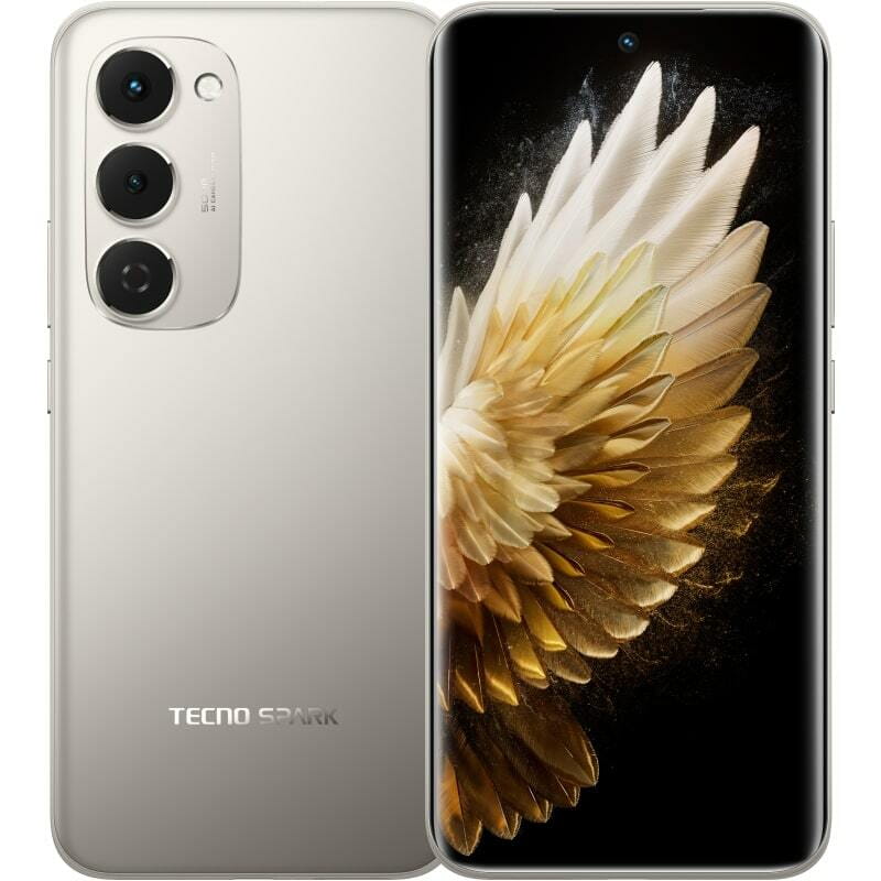Смартфон Tecno Spark 40 Pro+ (KM7) 8/256GB Moon Titanium (4894947096358)