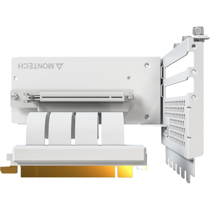 Брекет для вертикального встановлення відеокарти Montech VGM 2 White