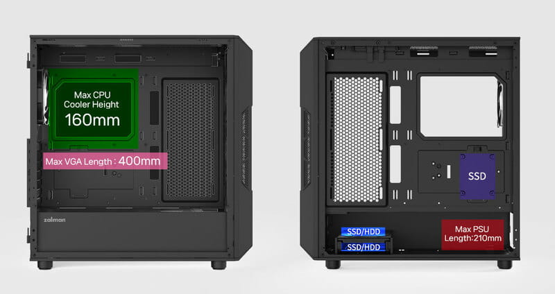 Корпус Zalman i3 Neo V2 Black