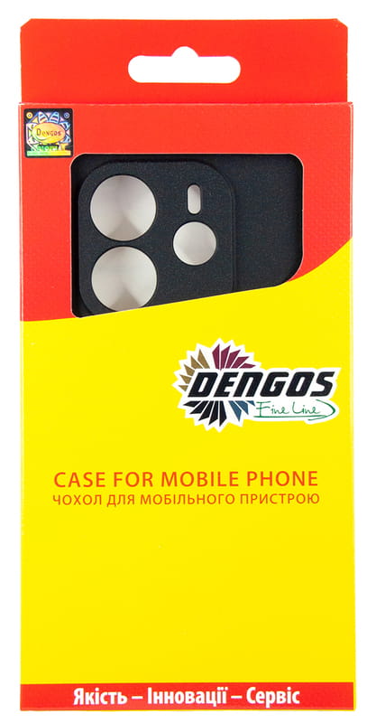 Чeхол-накладка Dengos Carbon для Xiaomi Redmi Note 14 4G Black (DG-TPU-CRBN-251)
