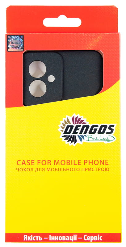 Чeхол-накладка Dengos Carbon для Motorola Moto G55 Black (DG-TPU-CRBN-248)
