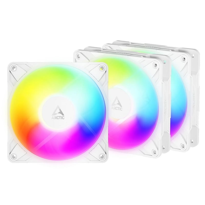 Вентилятор Arctic P12 Pro Reverse A-RGB White - 3 Pack (ACFAN00334A)