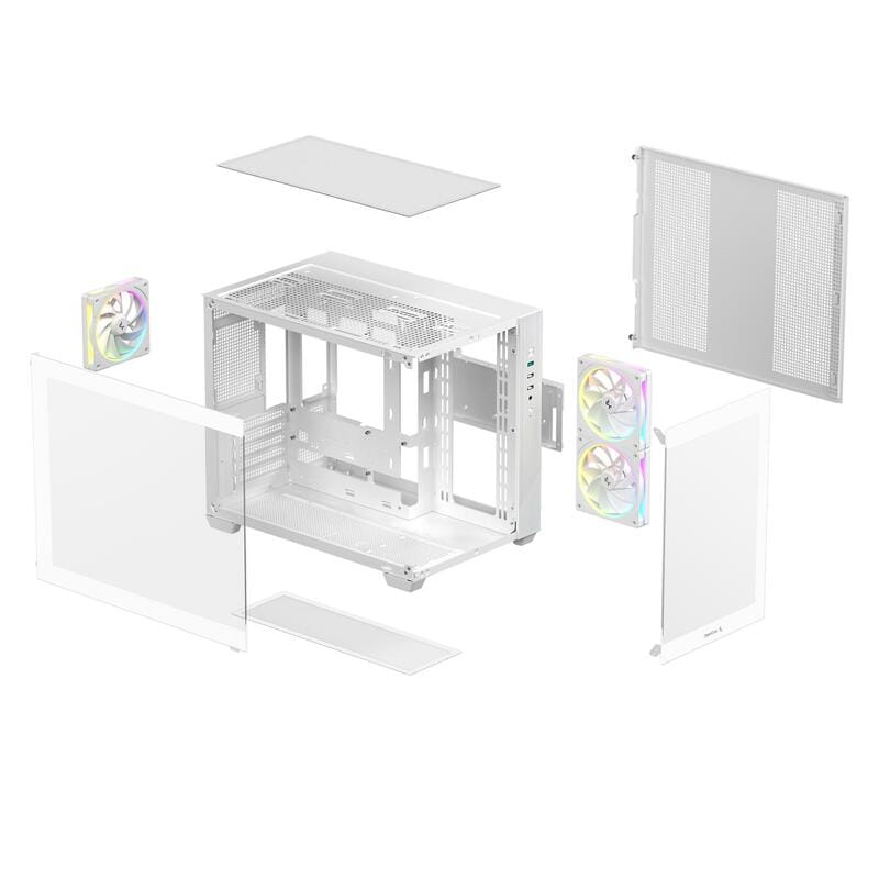 Корпус DeepCool CG330 3F White (R-CG330-WHNGM3-G) без БЖ