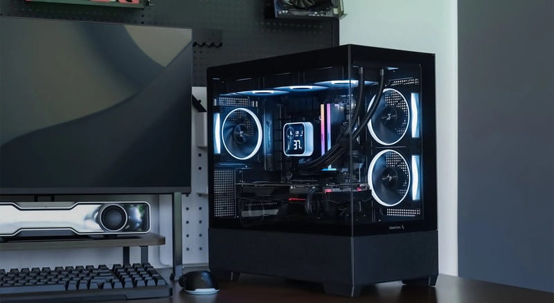 Корпус DeepCool CG380 3F Black (R-CG380-BKAGM3-G) без БП