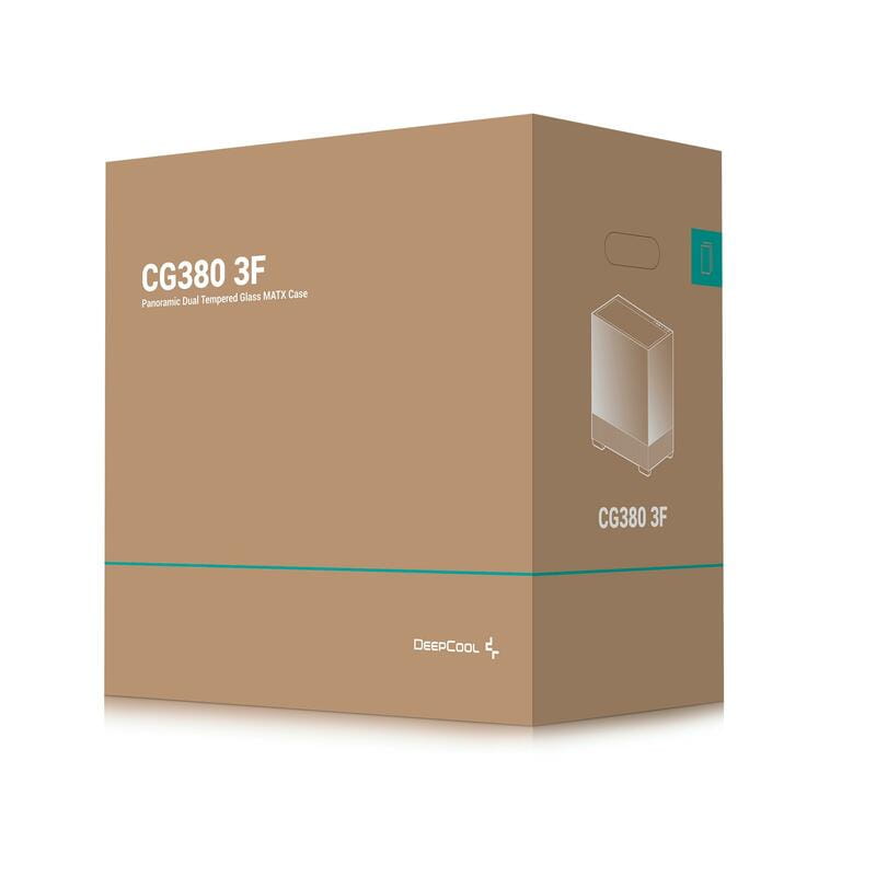 Корпус DeepCool CG380 3F Black (R-CG380-BKAGM3-G) без БП