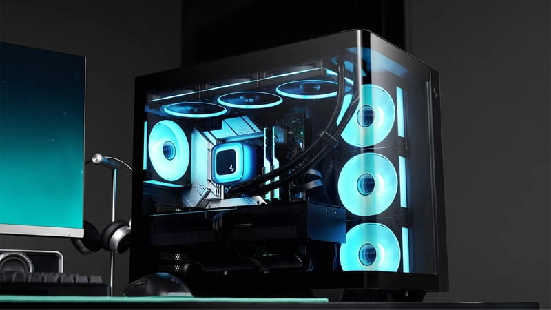 Корпус DeepCool CG530U 4F Black (R-CG530U-BKAGA4-G) без БЖ