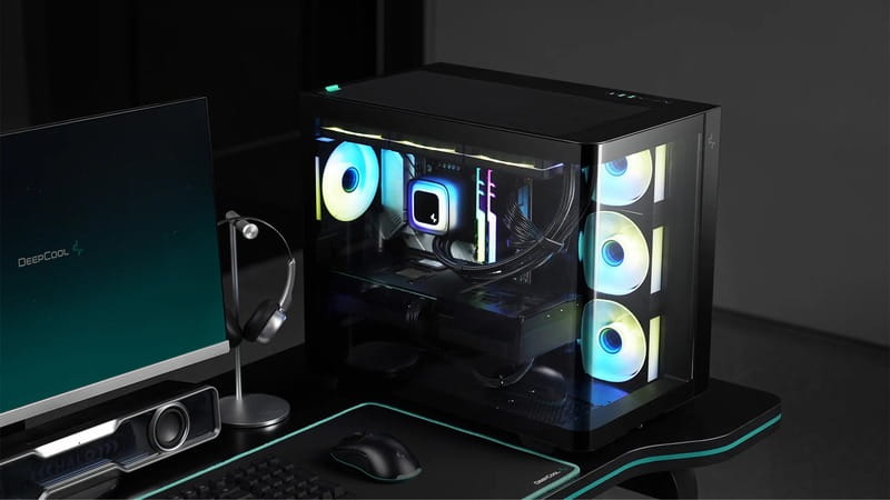 Корпус DeepCool CG530U 4F Black (R-CG530U-BKAGA4-G) без БЖ