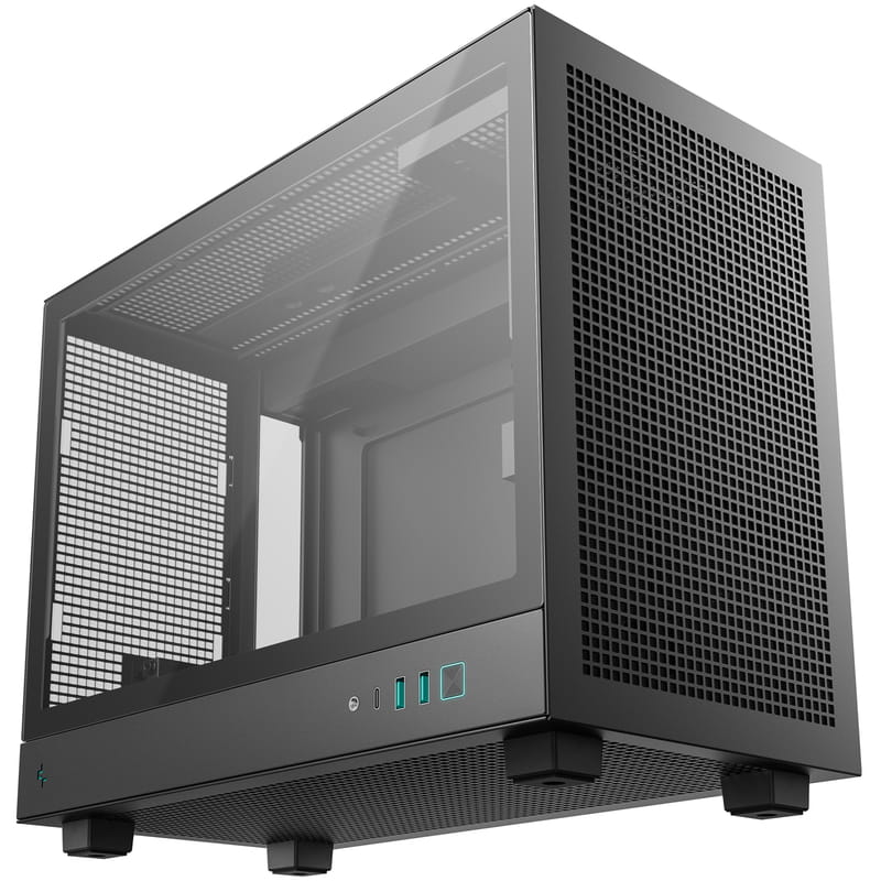 Корпус DeepCool CH160 Plus Black (R-CH160-BKNGM0-G) без БП