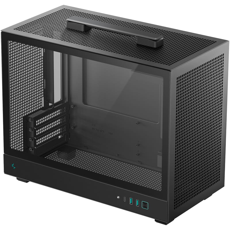 Корпус DeepCool CH160 Plus Black (R-CH160-BKNGM0-G) без БП