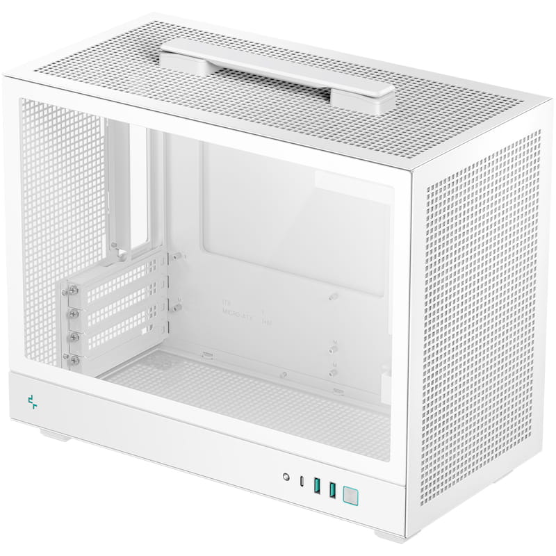 Корпус DeepCool CH160 Plus White (R-CH160-WHNGM0-G) без БП