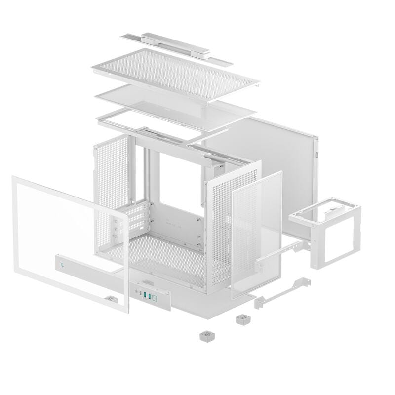 Корпус DeepCool CH160 Plus White (R-CH160-WHNGM0-G) без БП