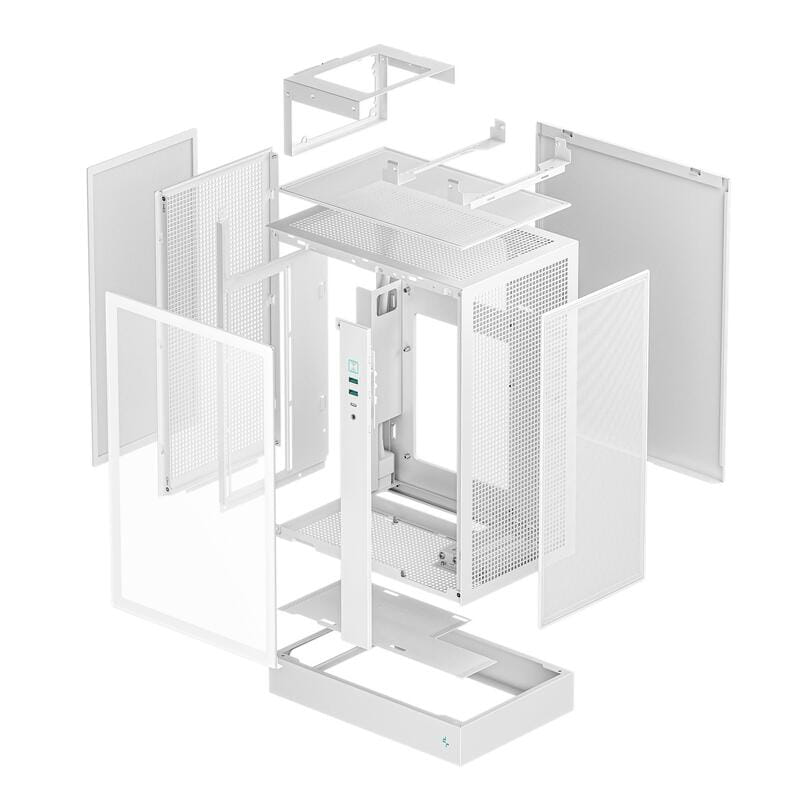 Корпус DeepCool CH170 Plus White (R-CH170-WHNGM0-G) без БП
