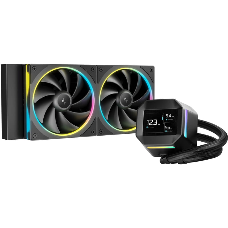 Система водяного охлаждения DeepCool LM240 Black (R-LM240-BKDMMC-1)
