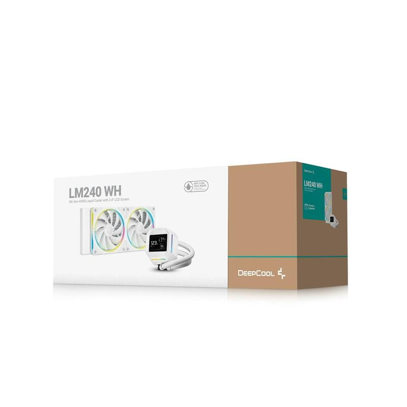 Система водяного охолодження DeepCool LM240 WH (R-LM240-WHDMMC-1)