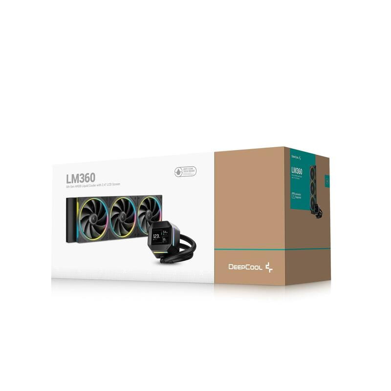 Система водяного охолодження DeepCool LM360 Black (R-LM360-BKDMMC-1)