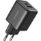 Фото - Зарядное устройство Ugreen X516 2xUSB 30W (USB-A + USB-C) Black (65014) | click.ua
