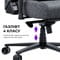 Фото - Крісло для геймерів Anda Seat Novis Plus Size XL Fabric Black (AD23YC-XL-01-B-F-B04) | click.ua