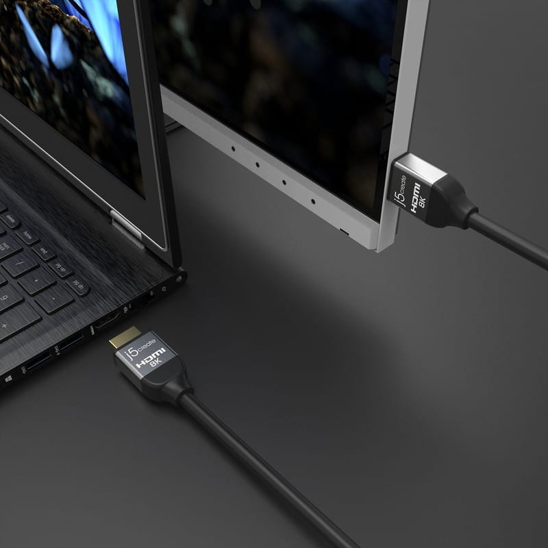 Кабель J5create HDMI - HDMI (M/M), 2 м, Black (JDC53-N)