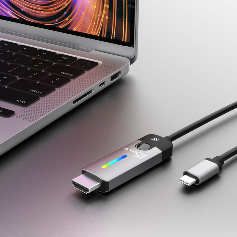 Кабель J5create USB-C - HDMI (M/M), 1.8 м, Black (JCC157-N)
