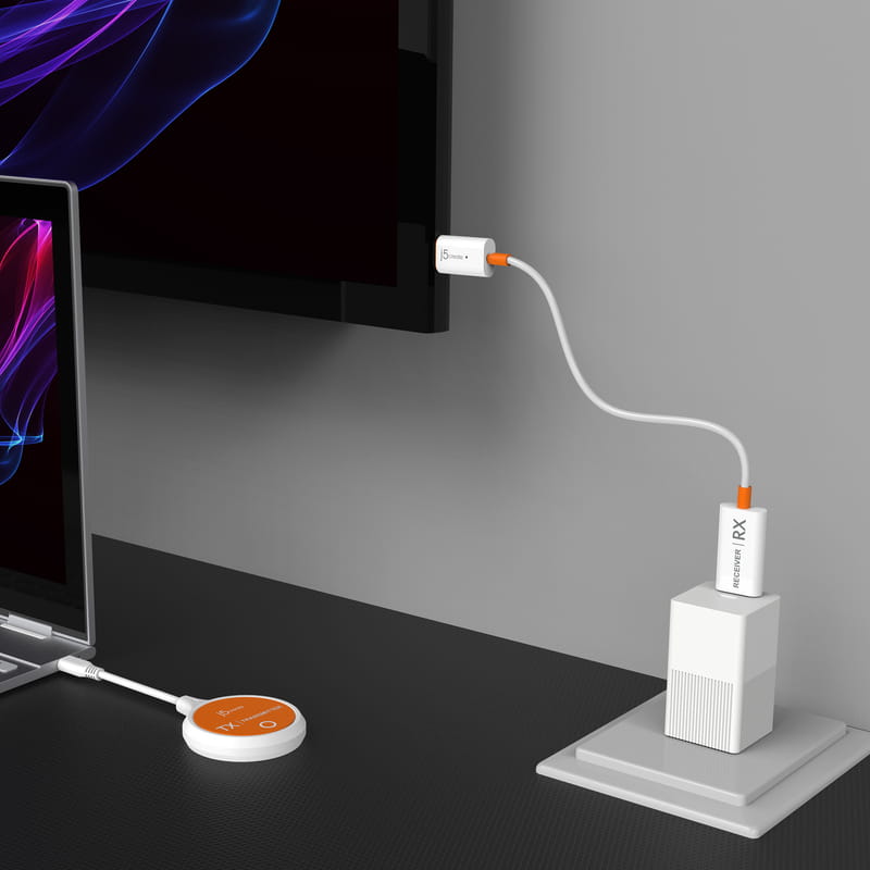 Удлинитель J5create USB-C - HDMI (M/M) до 15 м White (JVAW62-N)