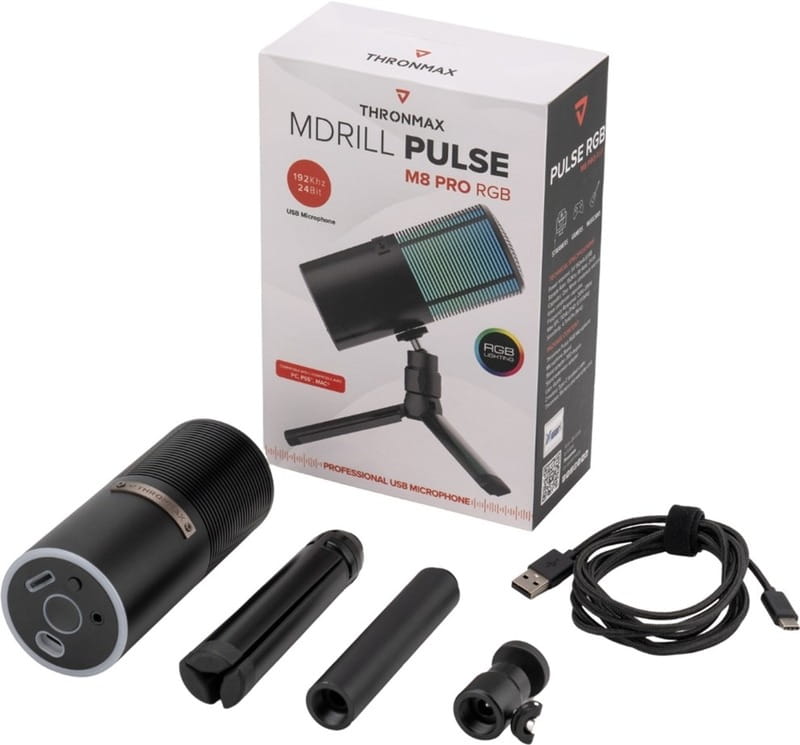 Мікрофон конденсаторний Thronmax Pulse Pro M8P Black (M8PTHRONMAX)