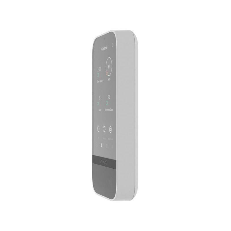 Бездротова сенсорна клавіатура Ajax KeyPad TouchScreen (8EU) ASP White (58455.148.WH1)