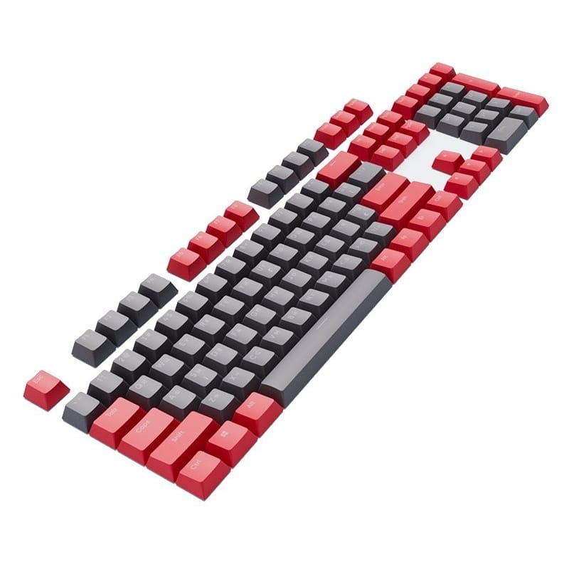Набор кейкапов Dark Project PBT KS-42 ENG/UA/RU Black/Red (DP-KS-0042)