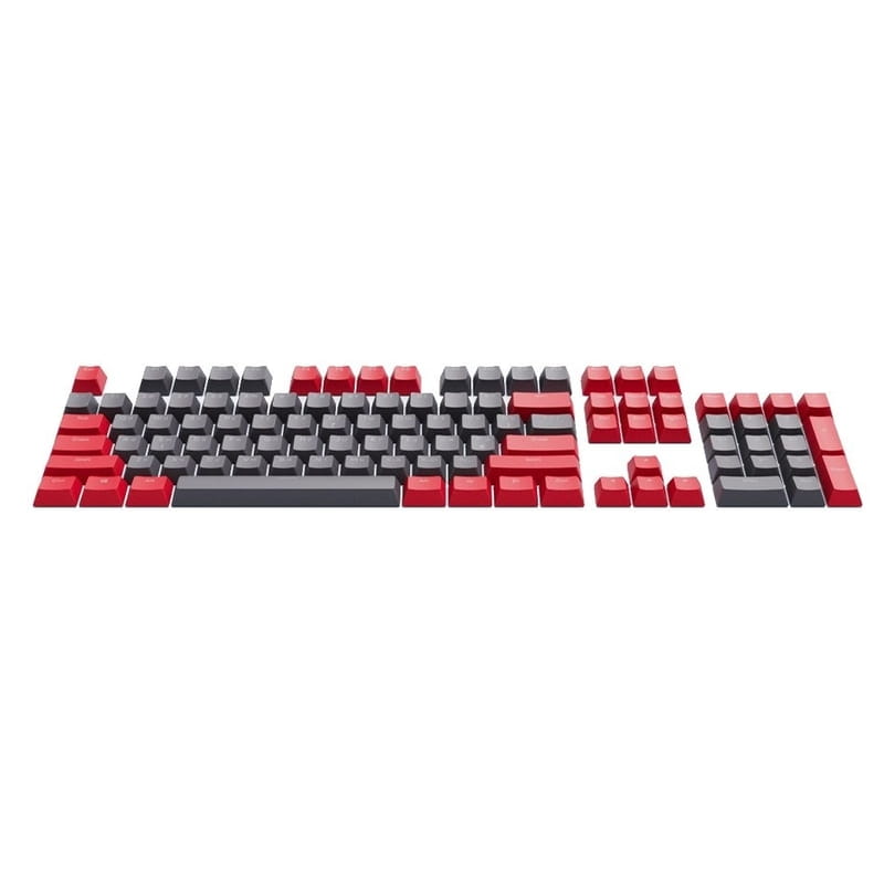 Набор кейкапов Dark Project PBT KS-42 ENG/UA/RU Black/Red (DP-KS-0042)