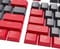 Фото - Набор кейкапов Dark Project PBT KS-42 ENG/UA/RU Black/Red (DP-KS-0042) | click.ua