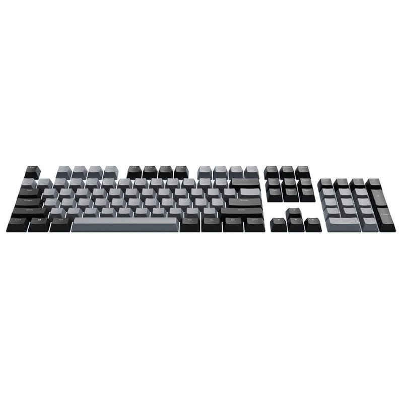 Набор кейкапов Dark Project PBT KS-46 PBT ENG/RU/UA Gray/Black (DP-KS-0046)