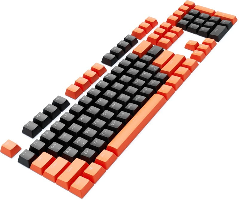 Набор кейкапов Dark Project PBT KS-43 ENG/RU/UA Black/Orange (DP-KS-0043)