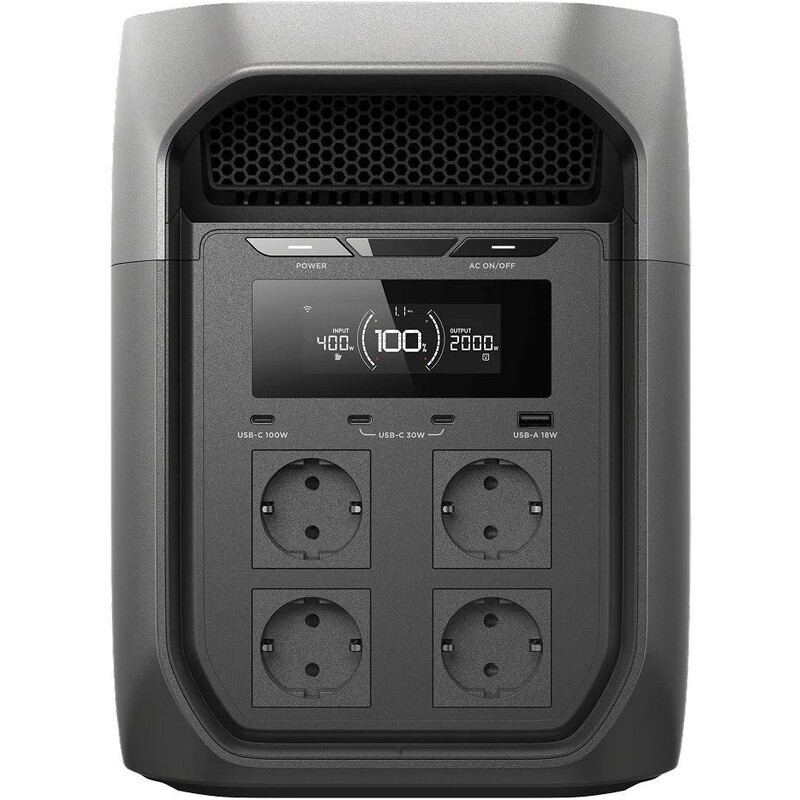 Зарядна станція EcoFlow Delta 3 Max 2048Wh, 2400W (EFD3M-G-EU-CBOX)