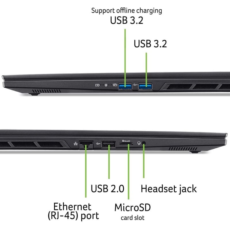 Ноутбук Acer Nitro 16S AI AN16S-61-R7HR (NH.QXUEU.002) Black