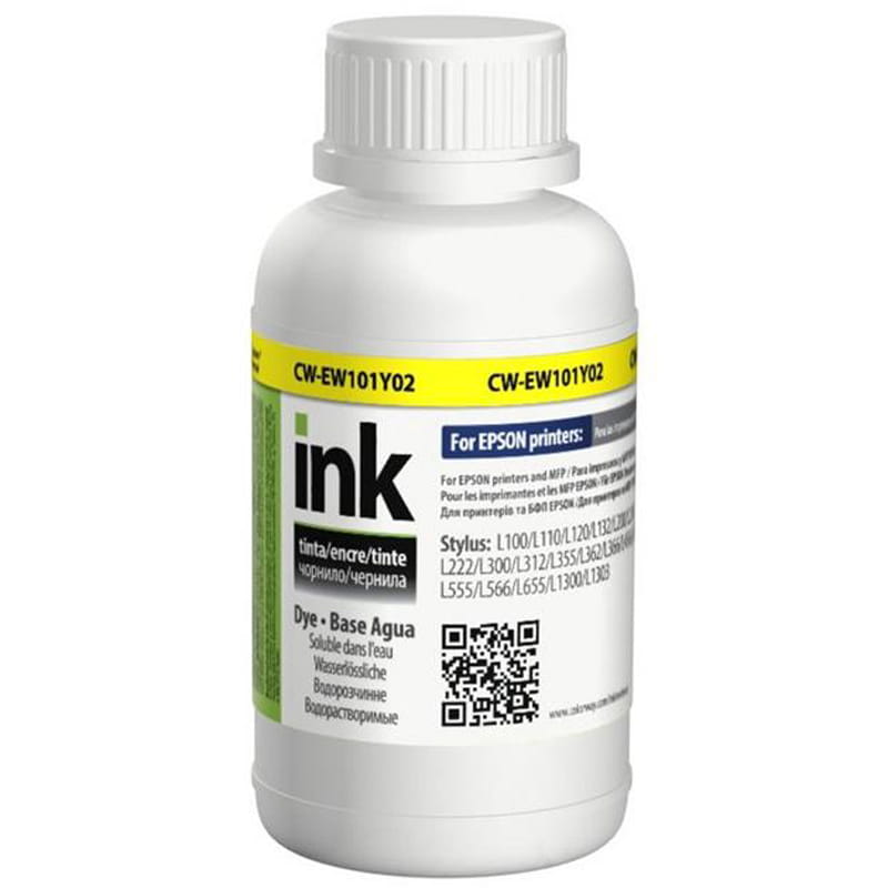 Чернила ColorWay EPSON L100/200 (Yellow) (CW-EW101Y02) (T6644) 200мл