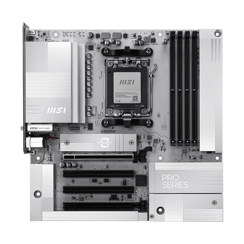 Материнська плата MSI Pro B850M-A WiFi PZ Socket AM5