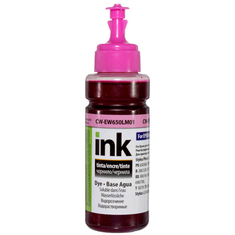 Чернила ColorWay EPSON TX650 (Light Magenta) (CW-EW650LM01) 100мл