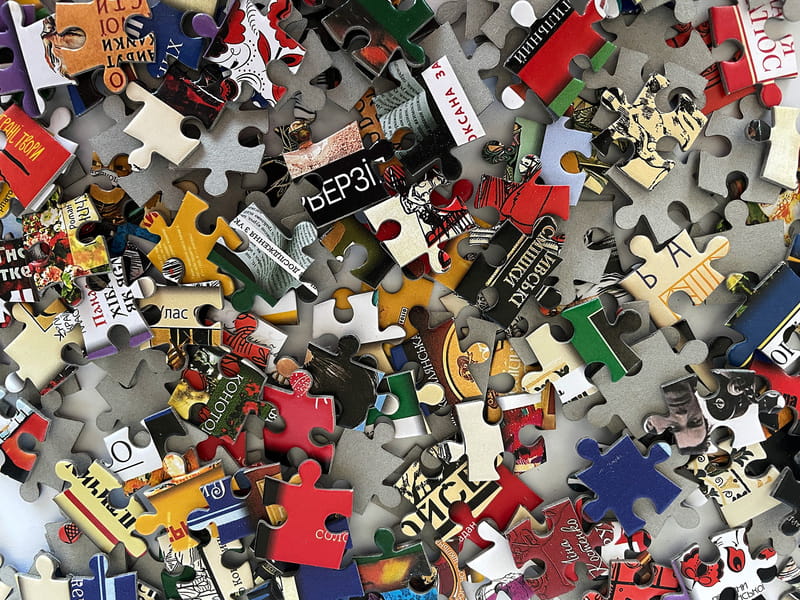 Пазл UkrainianPuzzles 50 українських книг