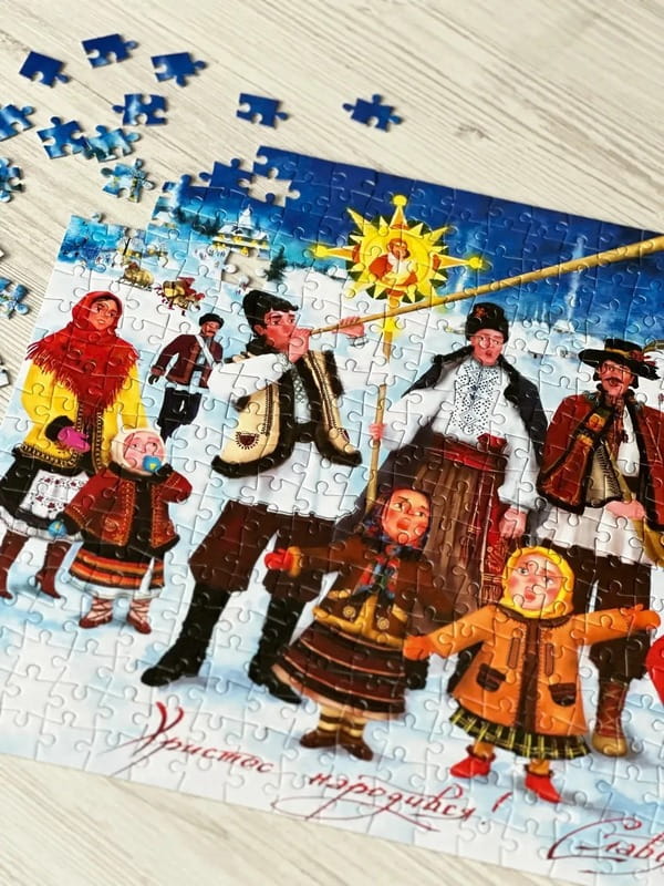 Пазл UkrainianPuzzles Українське різдво