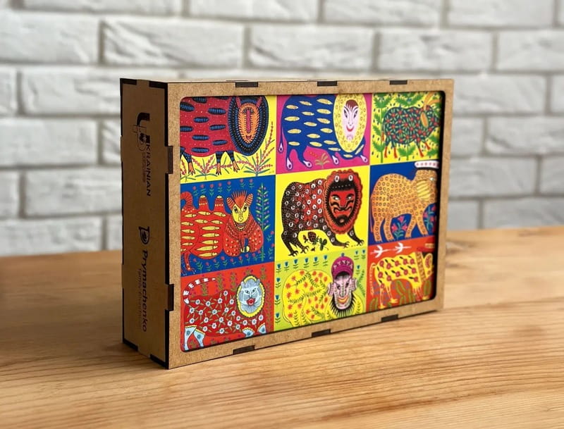 Пазл дерев`яний UkrainianPuzzles Звірі Примаченко
