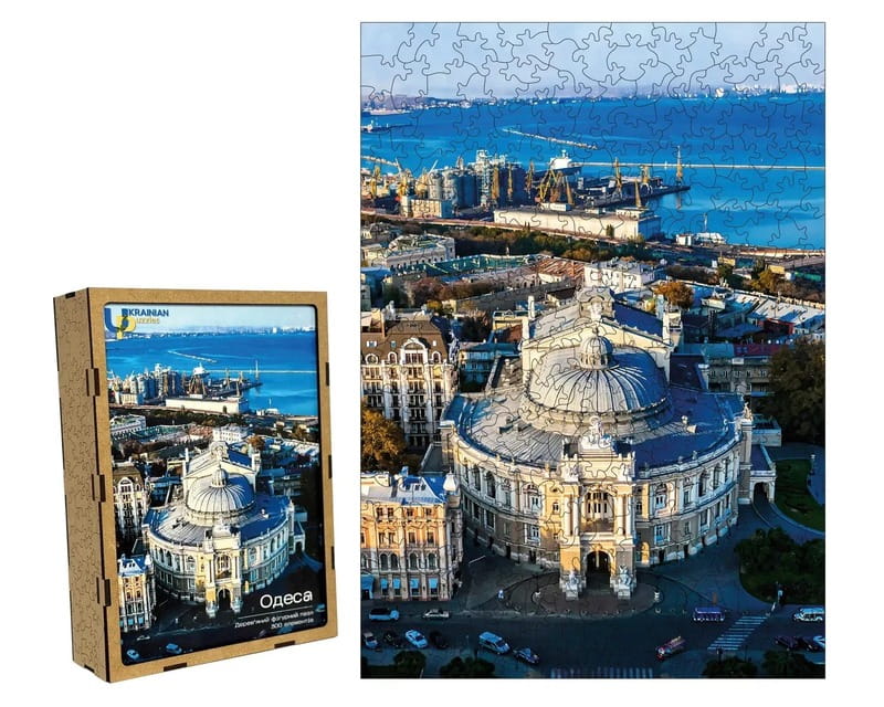 Пазл дерев`яний UkrainianPuzzles Одеса