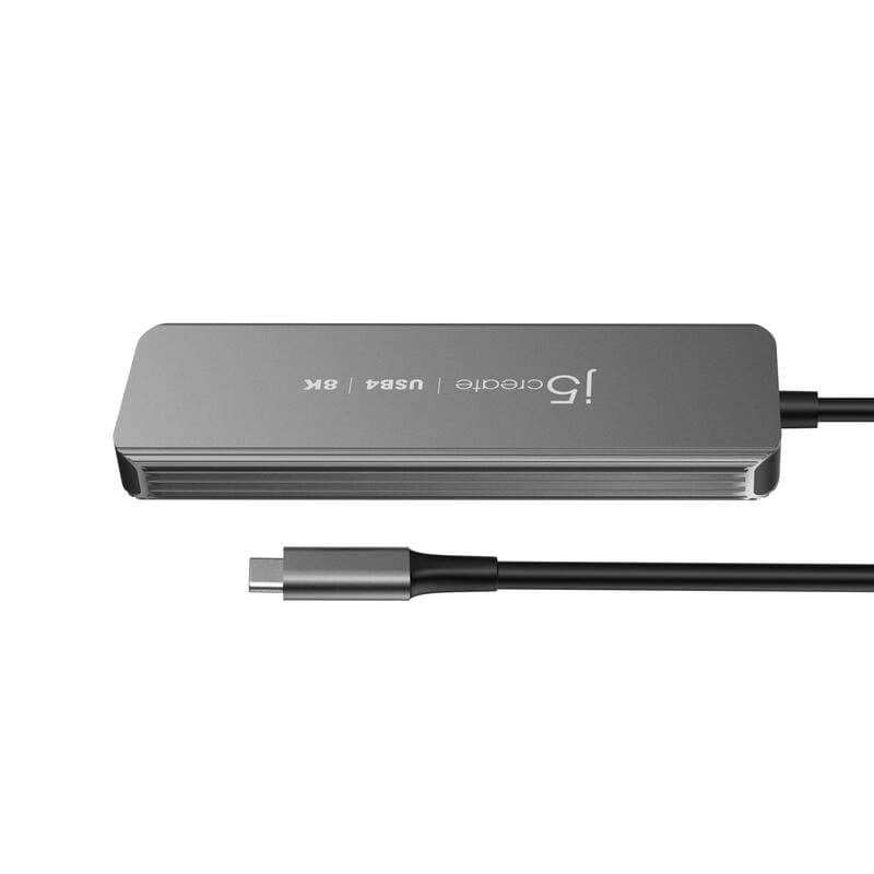 USB-хаб J5create USB-C 5-в-1 Grey (JCH453-N)