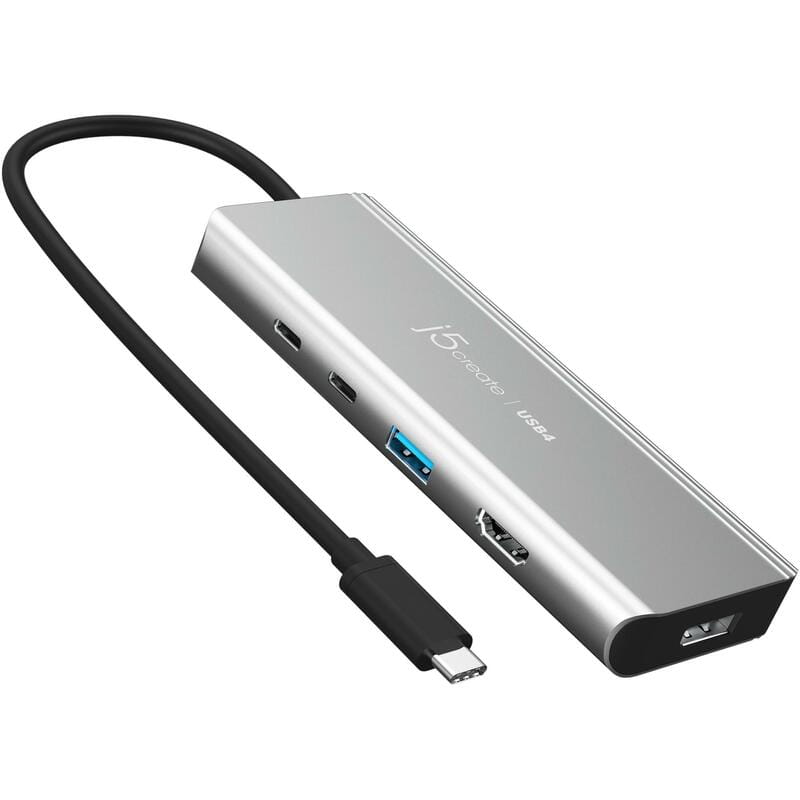 USB-хаб J5create USB-C 5-в-1 Grey (JCD401-N)