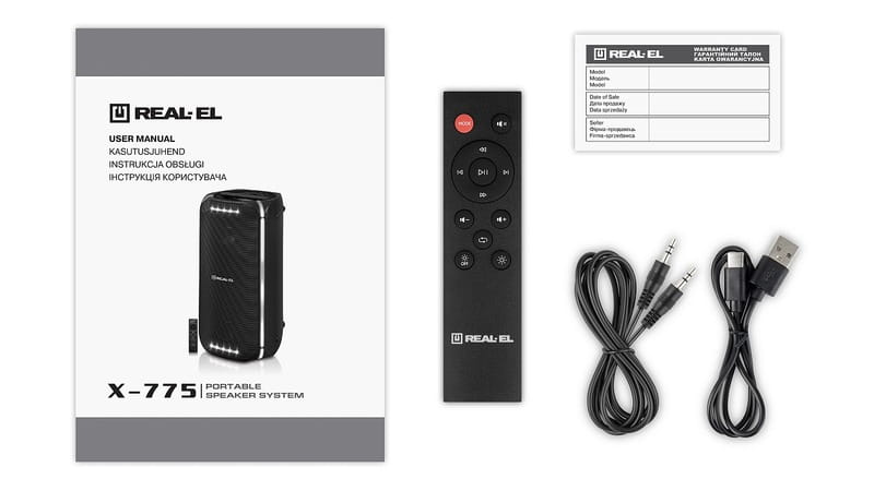 Акустическая система REAL-EL X-775 Black